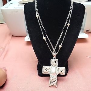 BLV cross nacklace